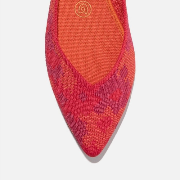 Rothy’s RARE The Point Red Botanicamo Size 7 - Picture 6 of 12